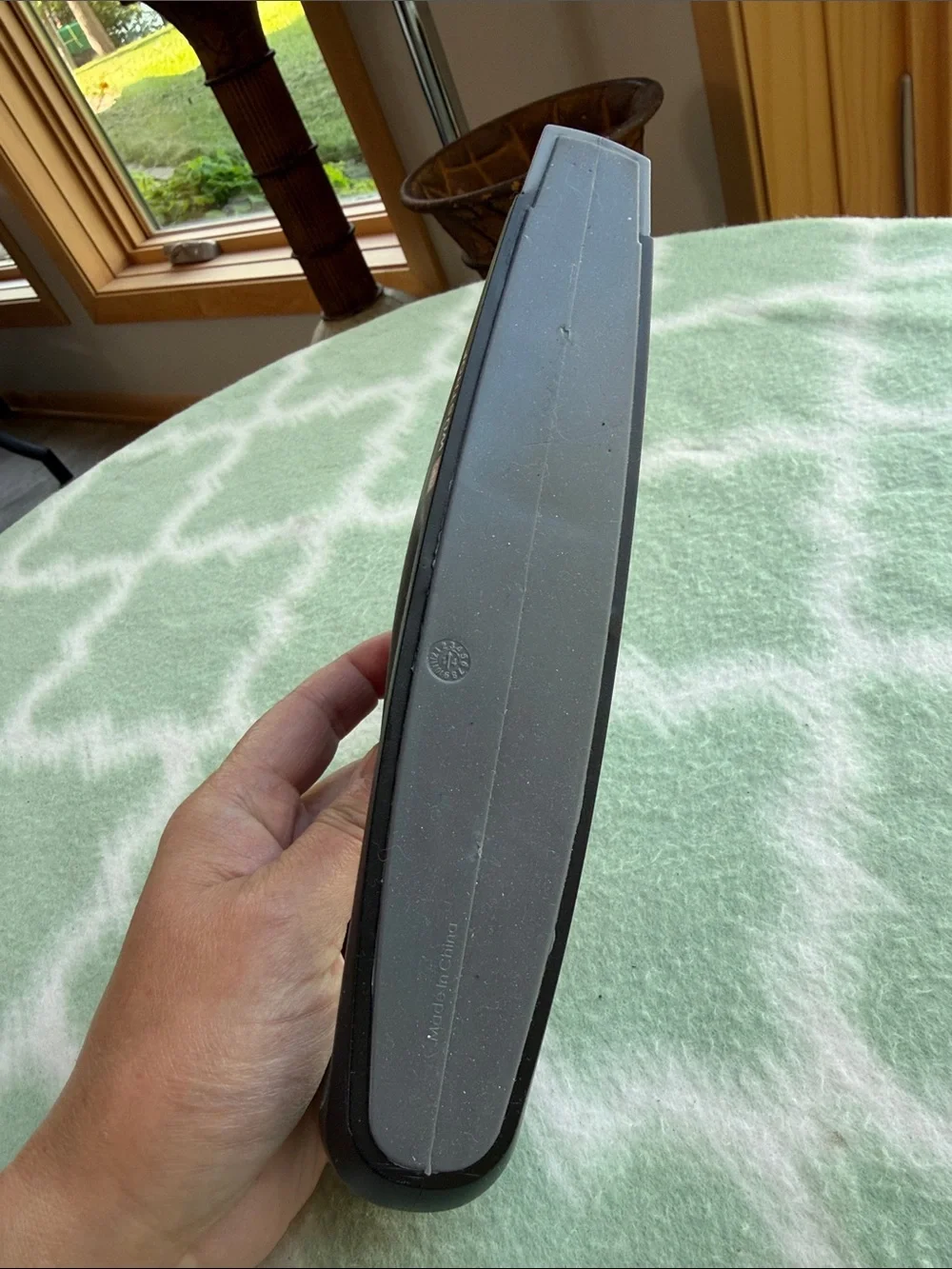 Wüsthof 4-Stage Handheld Knife Sharpener in Black and Gray